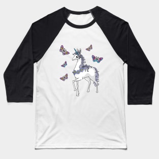 Cute Unicorn Baseball T-Shirt